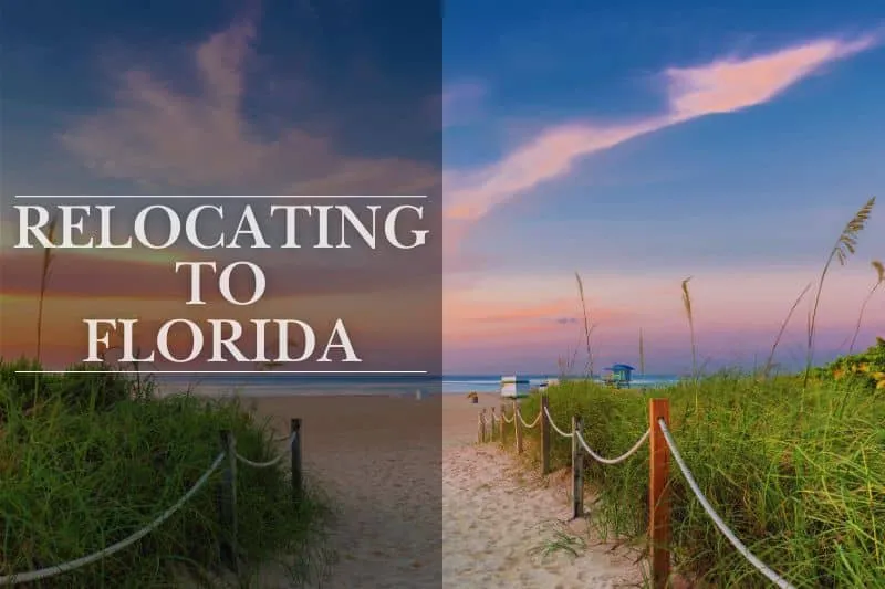 A beautiful beach sunset on the west coast, one that someone relocating to florida might catch regularly if they move close to the beach.